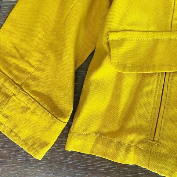 Old Navy Double Breast Pea Jacket | Yellow | L - Picture 4 of 8